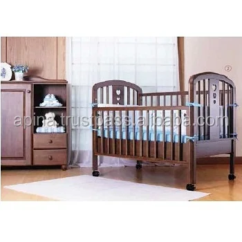 rubber wood cot