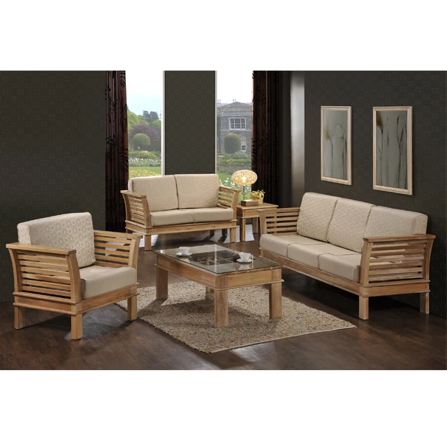 Modern Stylish Wooden Sofa With Coffee Table And End Fine Craft Soft Cushion 3 2 1 Living Room Modern Stylish Wooden Sofa With Coffee Table And End Fine Craft Soft Cushion 3 2 1 Living Room