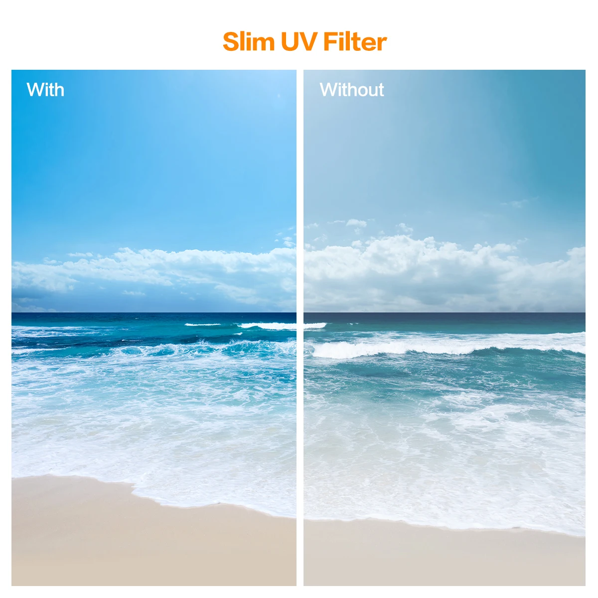 Kf Concept 77mm Slim Mc Uv Filter For Camera Lens,Green Multi-coated Uv ...