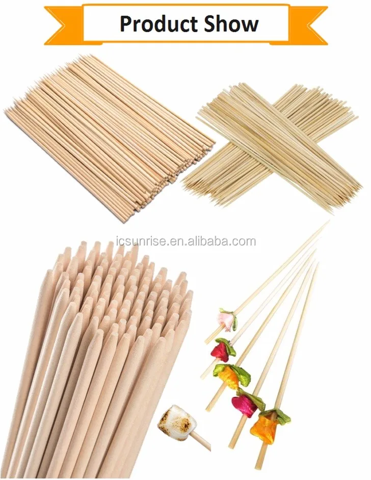 80 Spiedini Lunghi In Bamb&ugrave; Per Barbecue, Kebab, 30cm. Monouso, Confezione Arts-and-crafts-world-uk.