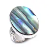 Abalone Shell Vintage Style 925 Sterling Silver Ring 6
