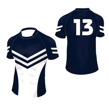 Download Blank Cotton Rugby Jersey Rugby Shirt Custom Rugby Jersey ...