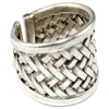 Amazing Mat Shape Oxidized Plain Silver 925 Sterling Silver Ring, Indian Silver Jewelry, Exclusive Designs Silver Jewelry