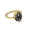 Extreme Looking !! Cosima Crystal Quartz 18k Gold Plated Gemstone Jewelry Handmade Designer Bezel Setting Ring SIRG1846