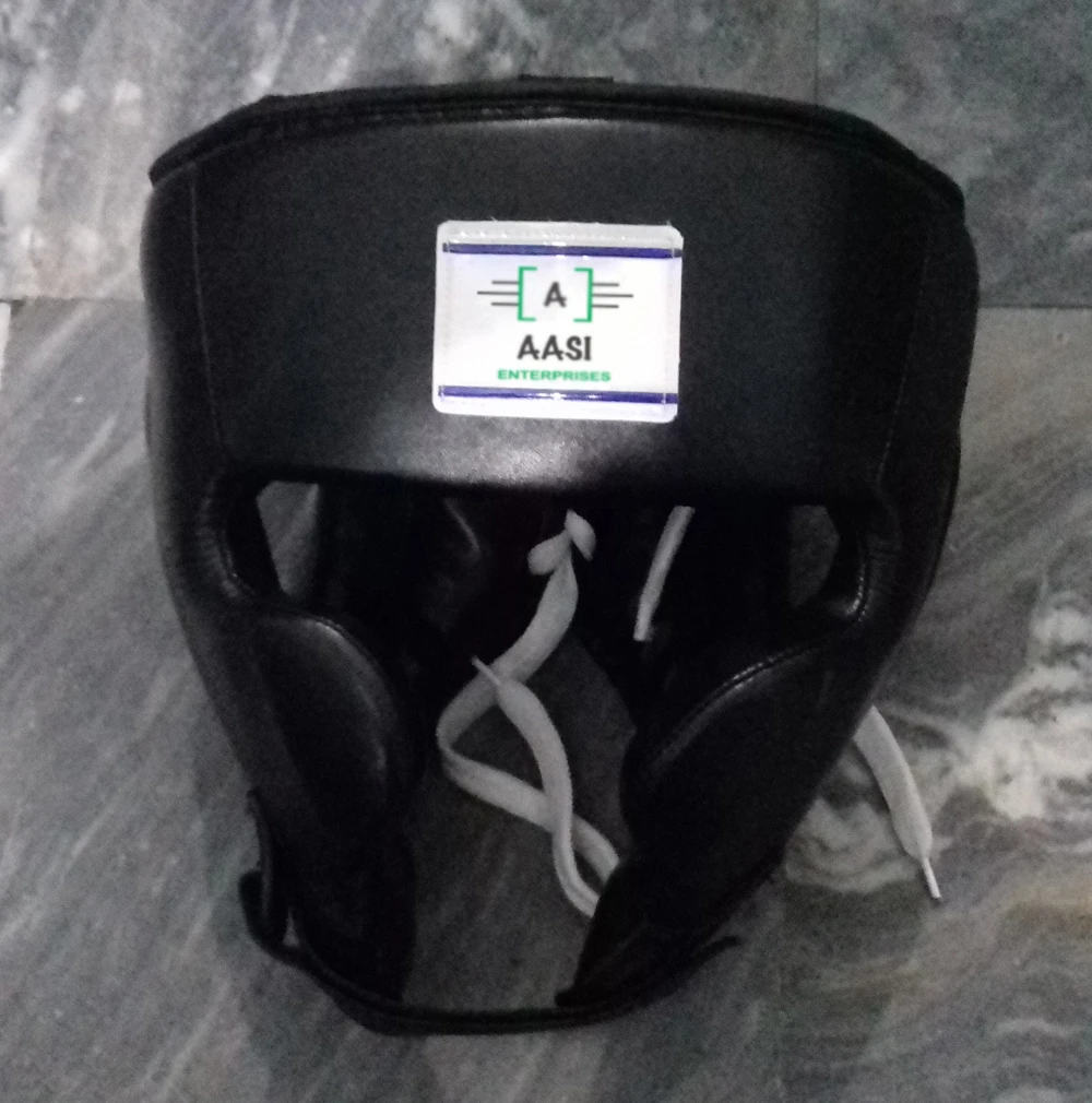 Cowhide Leather Boxing Mma Protector Headgear Fighting Head Guard Buy