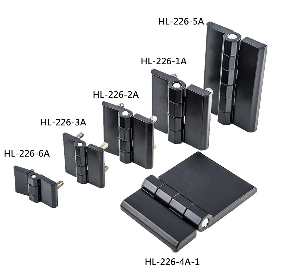 YTKNUT Scharniere 4x4cm Zinklegierung - Schrankscharniere Set 2 Stück Schwarz