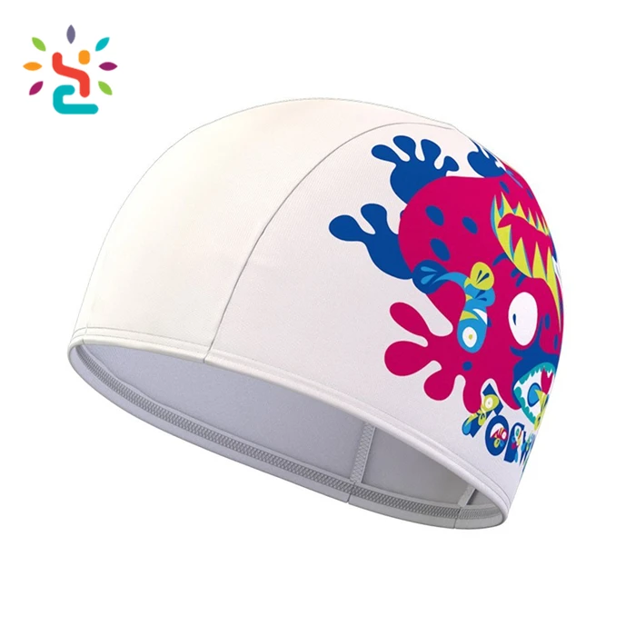 Personalized Custom Printing Swim Caps For Water Sports Children Kids