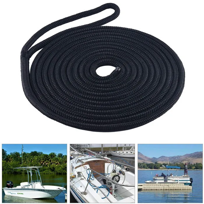 3/8 50ft nylon boat anchor rope boat parts marine hardware