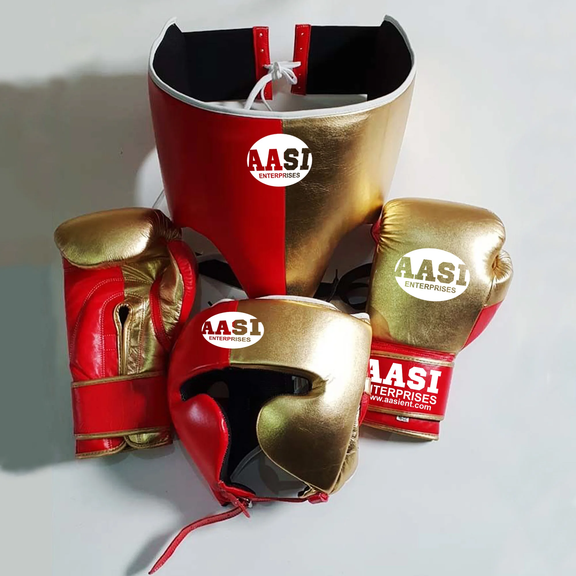 pro战斗皮革拳击用品头盔腹股沟警卫拳击手套定制logo