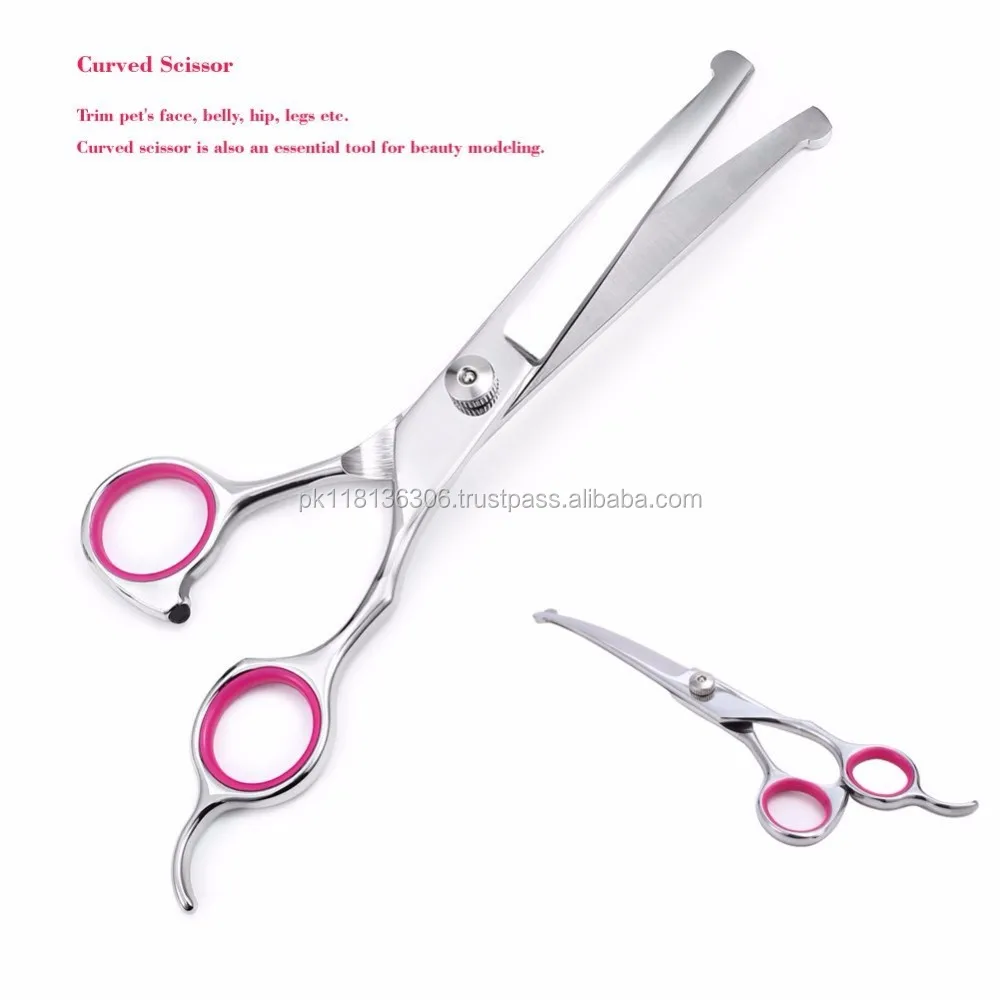 Safety Dog Grooming Scissors Ball Tip Ear Face Paw 5" For Small Dog