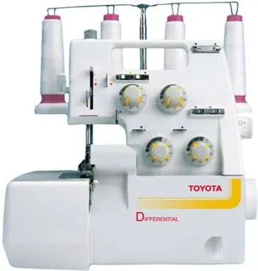 Toyota 2/3/4 Thread Serger/Overlock with Differential Feed-- Exclusive Listing by Johnston's Vac & Sew
