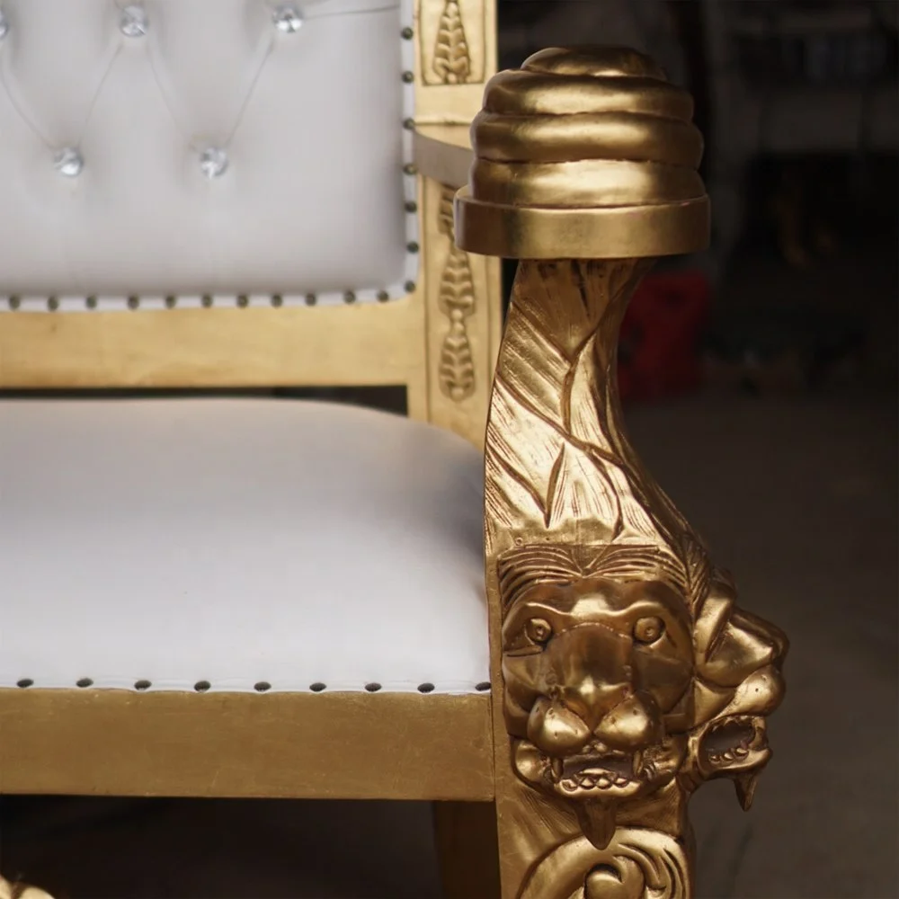 Hot Sale High Back Cheaper King Solomon Throne Chairs Wedding Chair