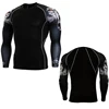 Men's Long Sleeve T-Shirt Baselayer Quick-Dry Muscle Shape Compression