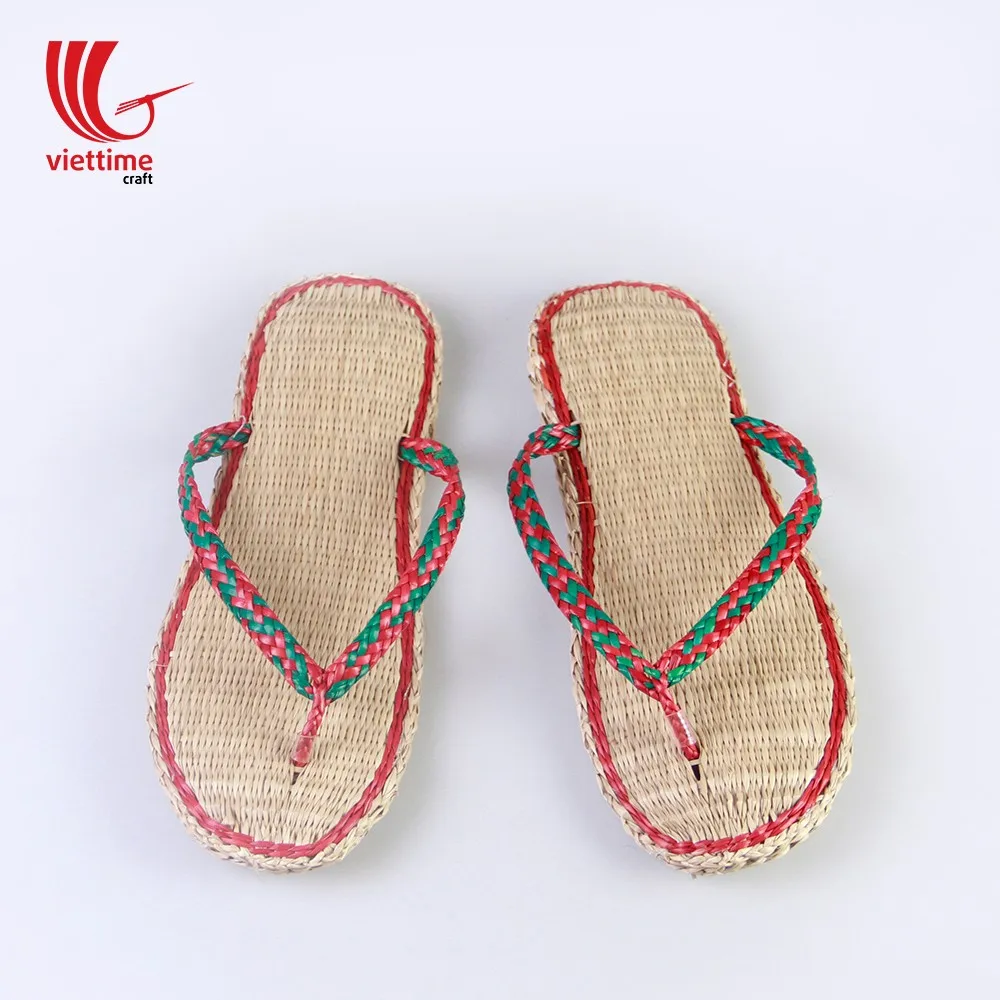 Straw Spa Flip Flops Made From Natural Seagrass Wholesale/cheap Indoor
