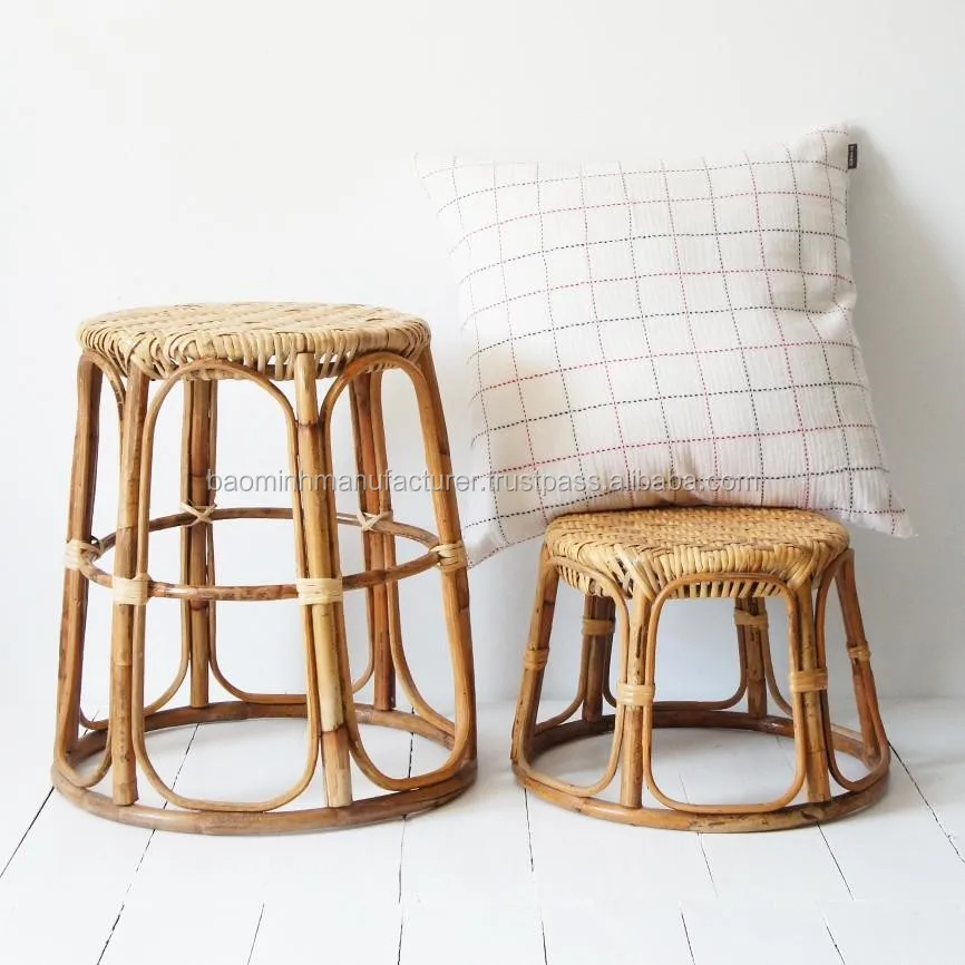 Ecofriendly Natural And Durable Rattan Stool,Perfect For Living Room Buy Rattan Stool,Rattan