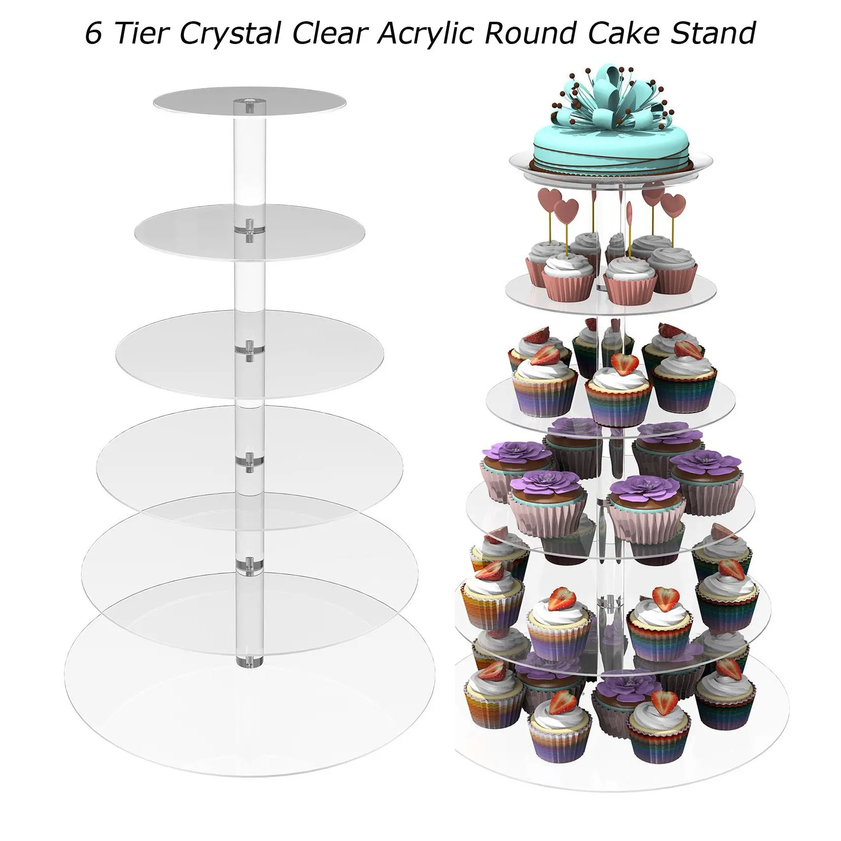 cheap 3 tier acrylic