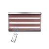 remote control motorised roller zebra window blind