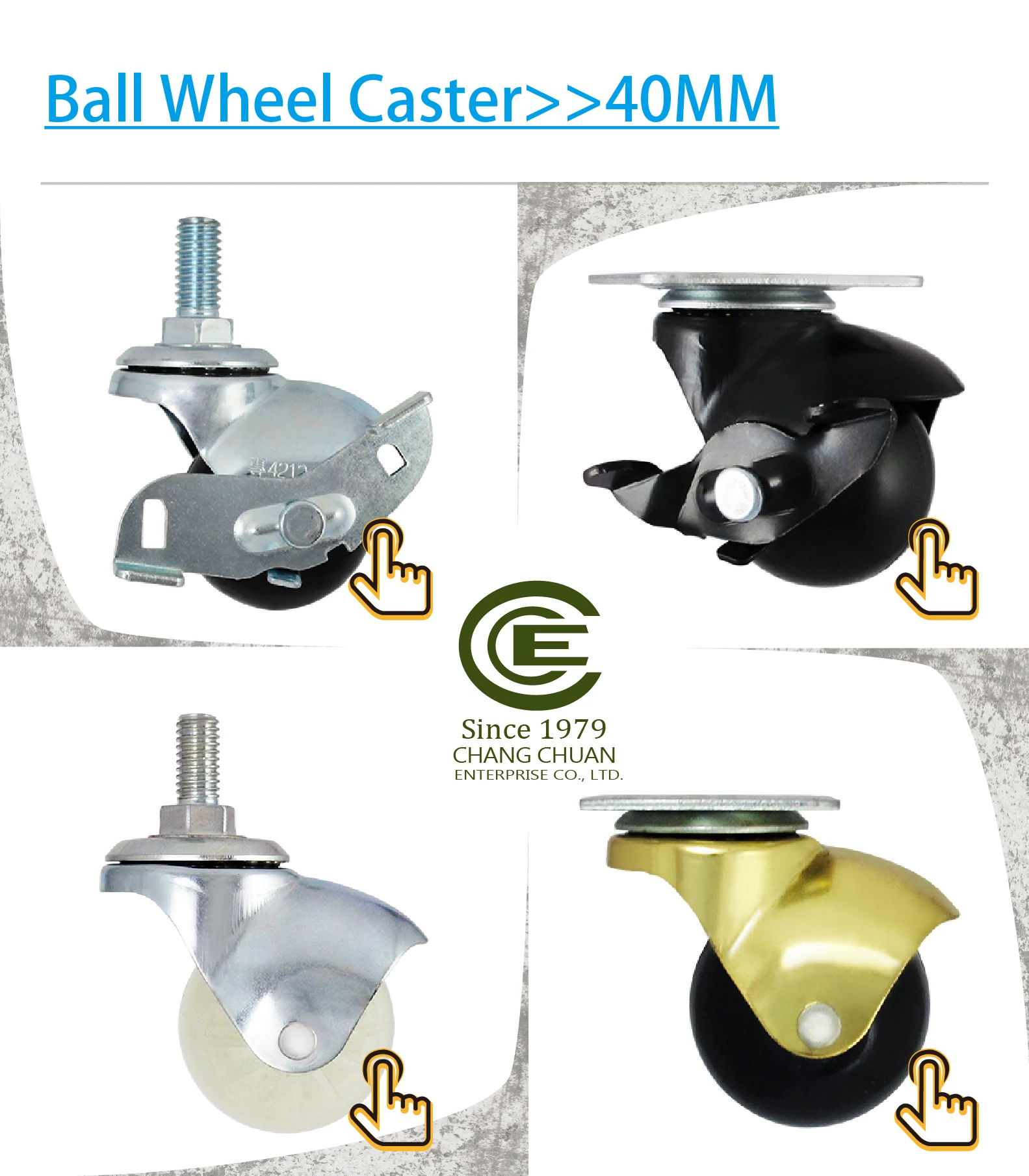 Cce Caster Replacement Furniture Small Ball Caster Wheels Buy