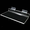 Custom Transparent Acrylic Shoes Display Slatwall Tray