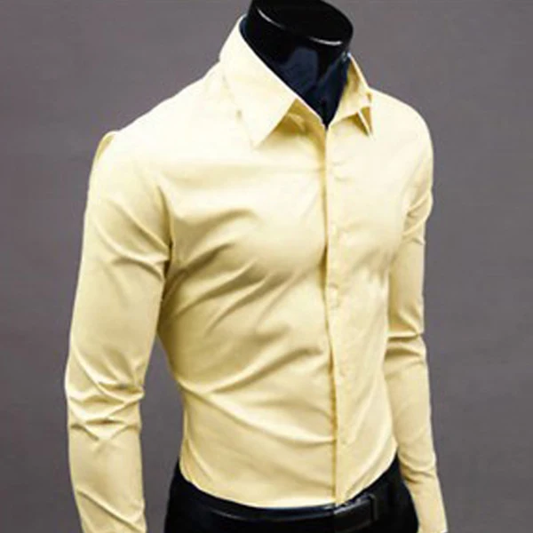 light yellow dress shirt
