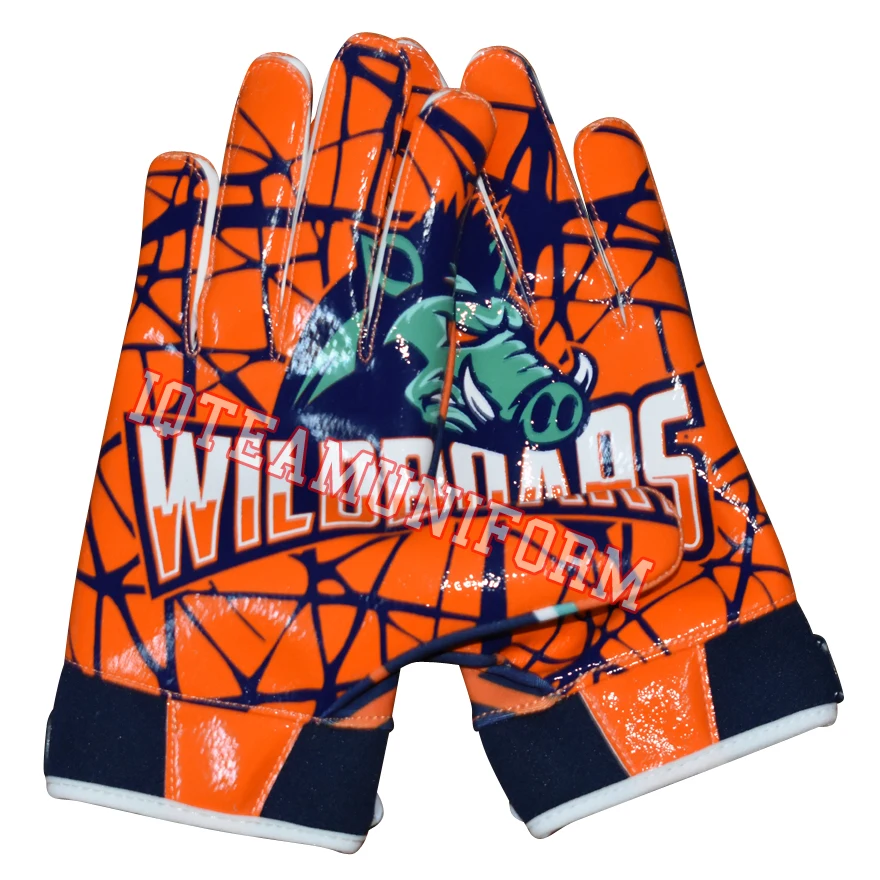 custom american football gloves