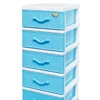 Plastic Storage Cabinet With 5 Convenient Drawers To Saving Clothing