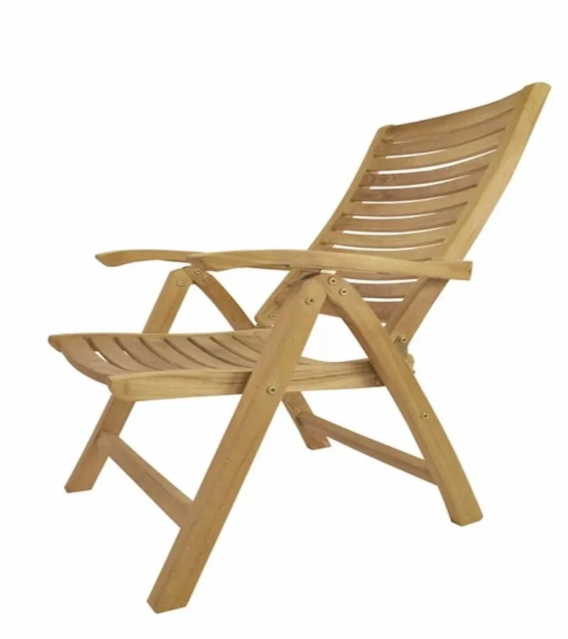 Recliner Teak Folding Armchair Outdoor Furniture - Buy ...