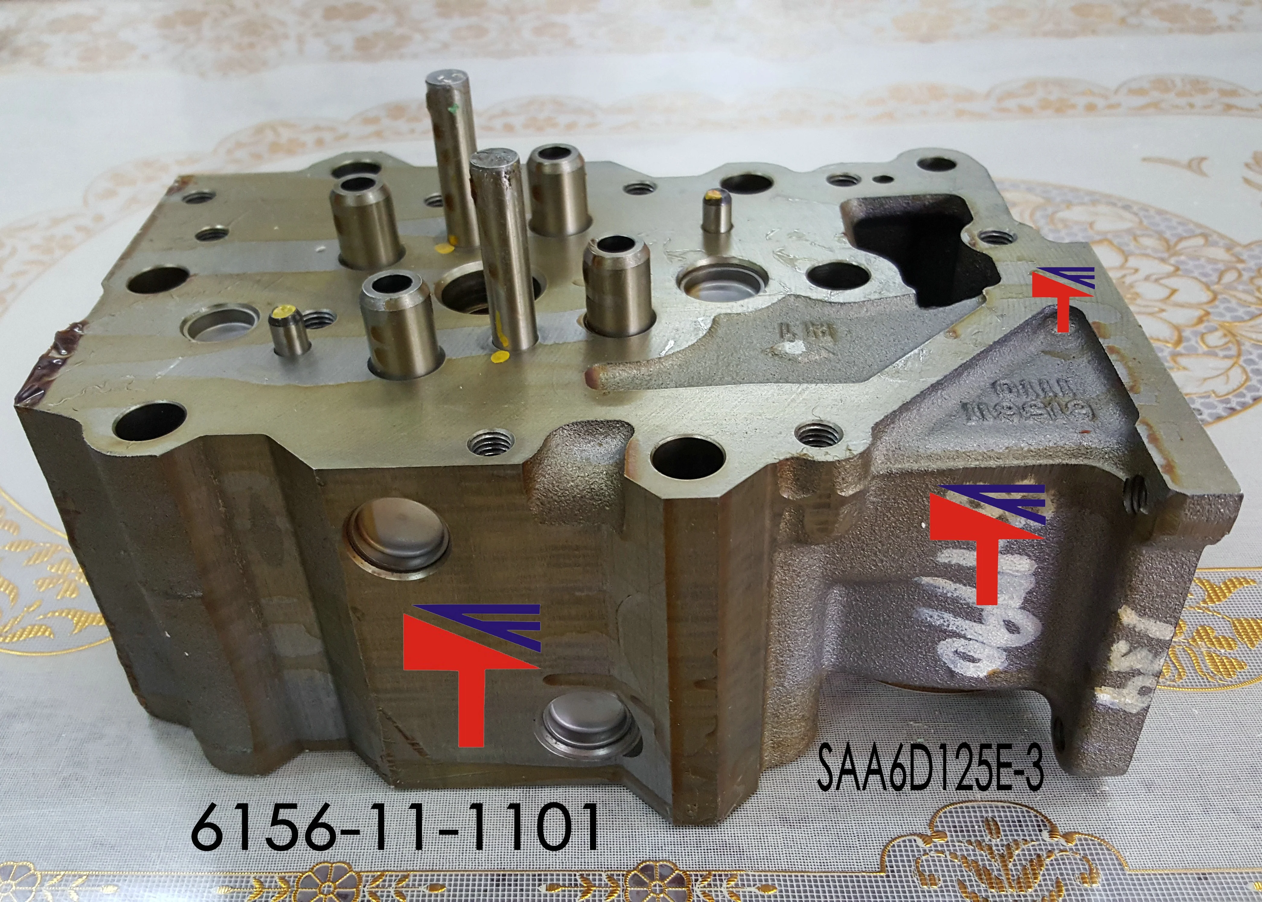 Engine Cylinder Head 183-8171 for Excavator S6K 3066