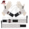 Cheeta pattern wrist wraps
