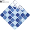 3d lightening pattern design porcelain swimming pool mosaic tiles prices in china foshan