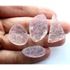 Brilliant Natural Kunzite Rough Fancy Shape gemstones Cabochon 33x22mm To 24x21mm Approx Good Quality