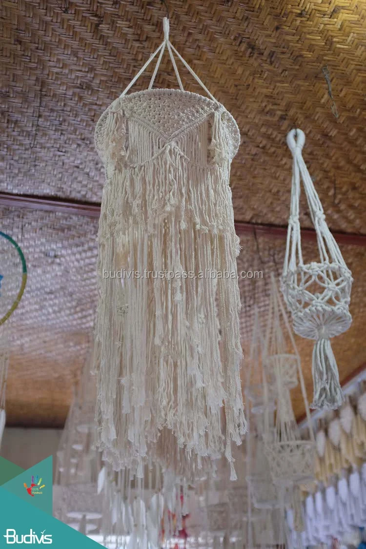 Baru Bayi  Boho Kanopi Tempat Tidur Gantungan  Macrame 