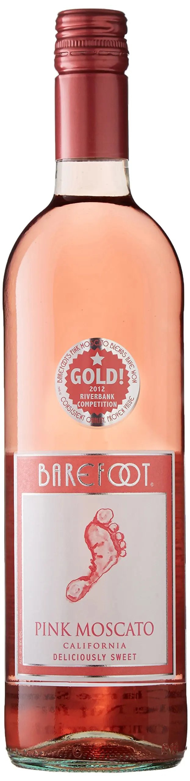 mini pink moscato champagne