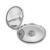Egg Designed Stainless Steel Dinner Plate Oval Food Plate Restaurant Serving Dishes