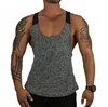 Wholesale Men String Vest Men's Mesh Muscle Slim Fit Fitness Singlet