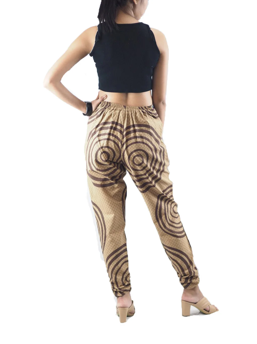 NAPAT Women Casual Print boho Pants woven Waist Trousers for Wholesale ( PP0006-01 )