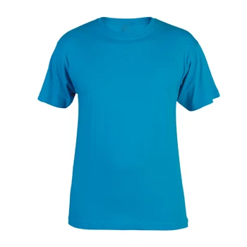Blue Round Neck Plain T-shirt - Buy Plain Round Neck T-shirt,Plain Blue ...