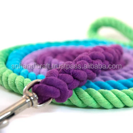 rainbow rope leash