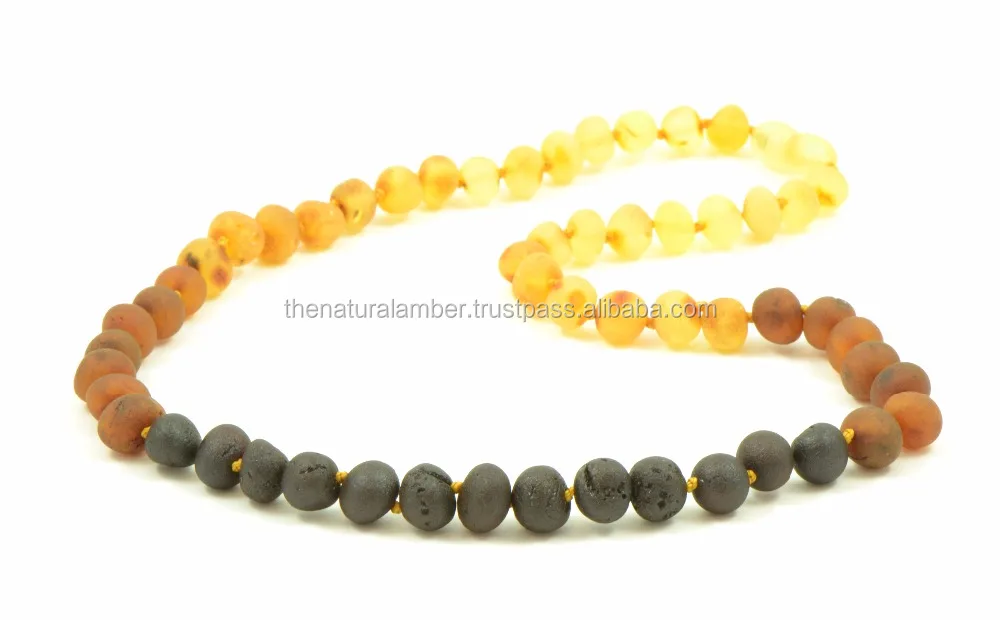 real baltic amber teething necklace