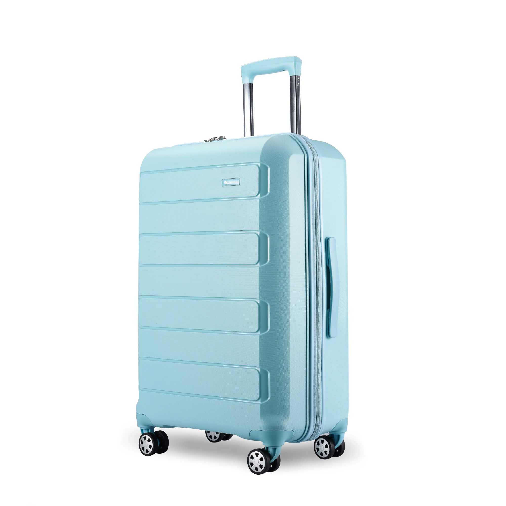 Ad 2019 New Fashion Pp Colorful Luggage Trolley Case/cabin Luggage ...