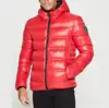 Custom Ultra Light Down Red Puffer Jackets Men