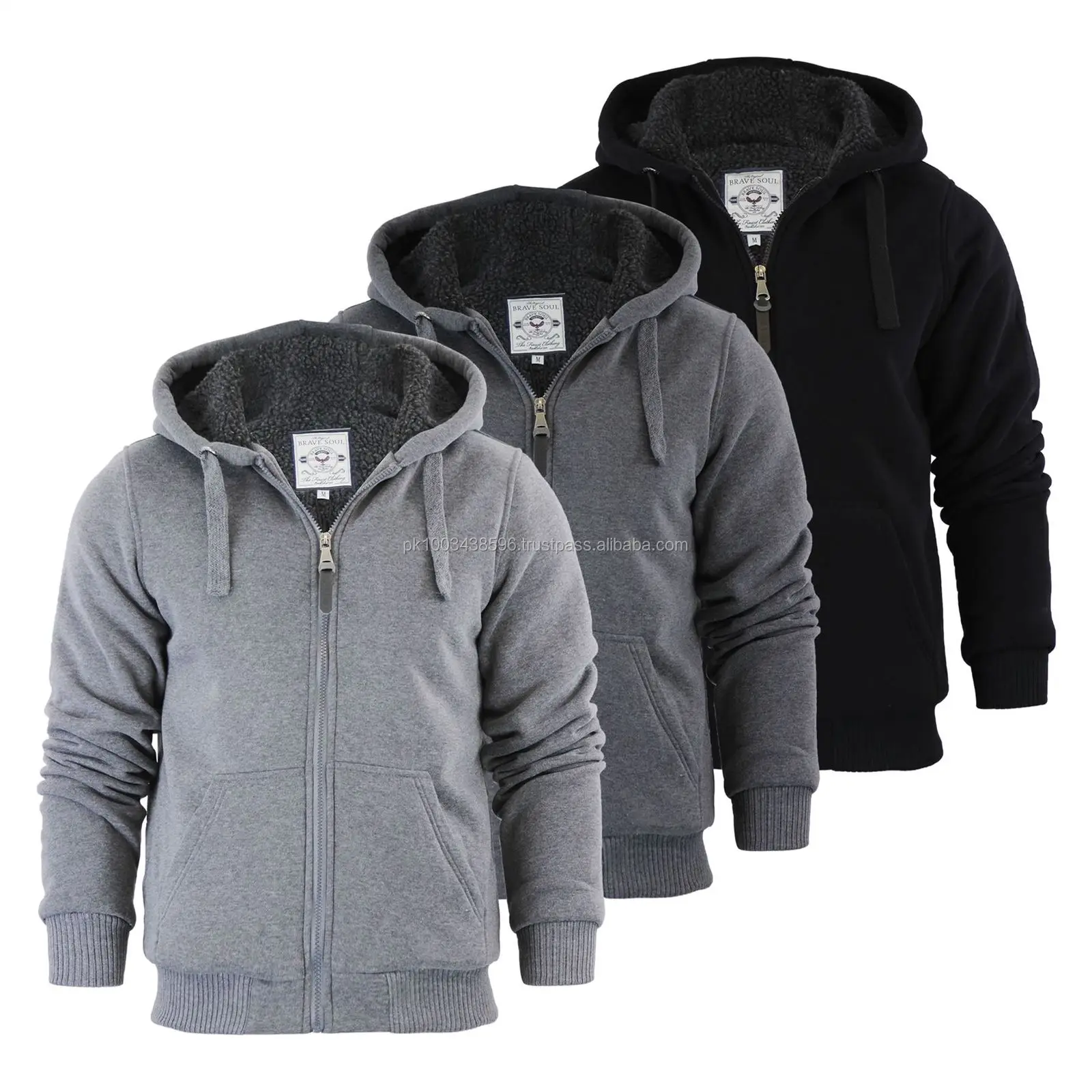 sherpa lined zip up hoodie