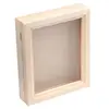 Decorative solid wood shadow box picture frame