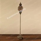 Evershining 高品質絶妙なハンドクラフトトルコモザイクガラスアート装飾的な led フロアランプモロッコランタン YMA433