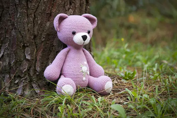 ピンキーテディ かぎ針編みのおもちゃ かわいいテディ あみぐるみのおもちゃ クマのぬいぐるみ Buy かぎ針 あみぐるみテディベア 手作り Product On Alibaba Com