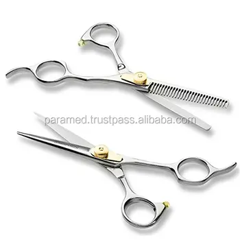 hair cutting set with scissors