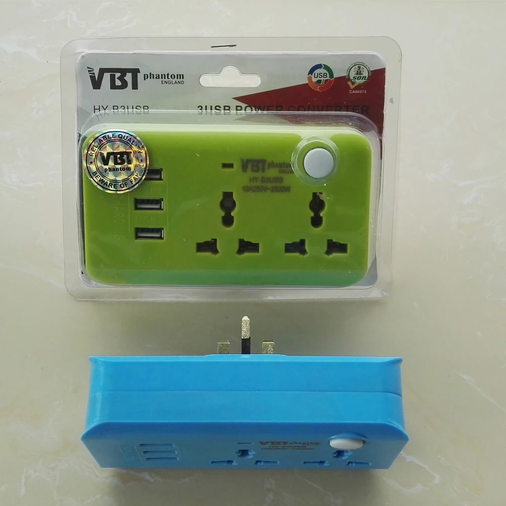 British Universal Sockets To British Plug For Nigeria And Africa Vbt