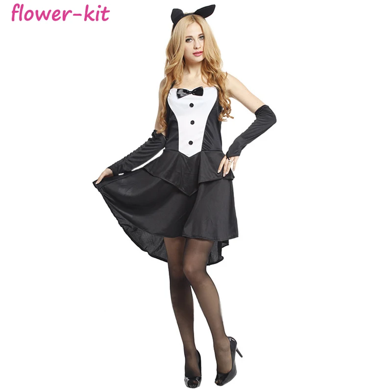 Wholesale Sexy Girl Sex Bunny Costume For Halloween Cosplay Party Women