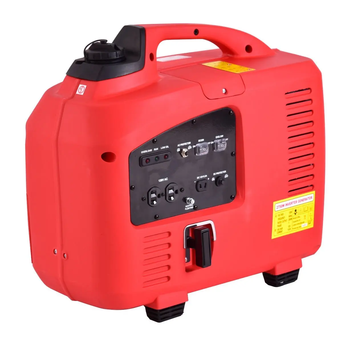 Dc12v Output 1kw 42l Small Portable Single Phase Gasoline Generator