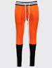 OEm Service Long Drawstring Ankle Zipper Color Block Bulk Track Pants / Blue Jogger With White Stripe
